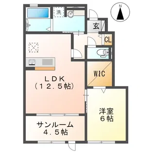 KadoyakanB【1階】の間取り