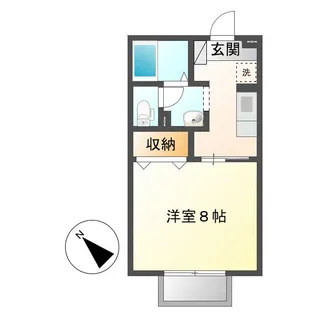 マーチ B【2階】の間取り
