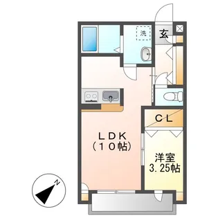 エスペランサ【2階】の間取り