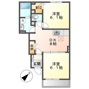 サニーヴィラ植松【1階】の間取り