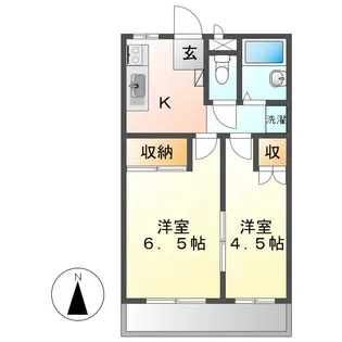 アルファー二子【302号室】の間取り