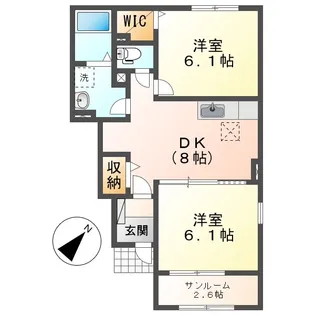 アヴァンティⅣ【1階】の間取り