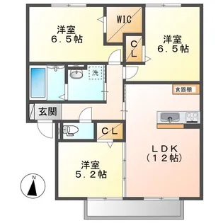 エテルナB【2階】の間取り