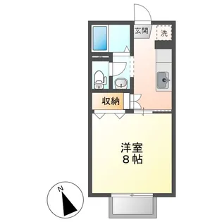 オアーゼ【1階】の間取り