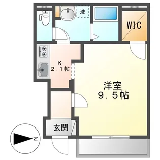 メゾン・カトレア弐番館【1階】の間取り