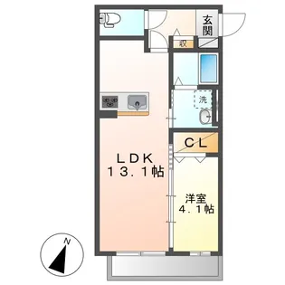 フロイデⅢ【2階】の間取り