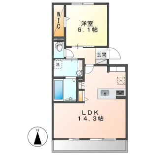 セブンシーズ【2階】の間取り