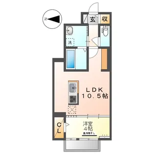 うぐいす館【1階】の間取り