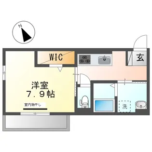 ラ・レコルト【2階】の間取り