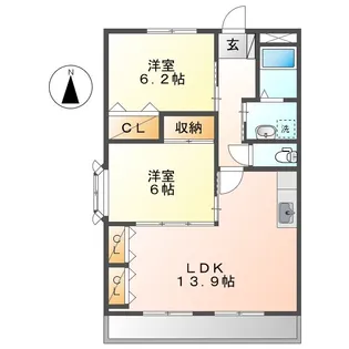 アールグレイ【3階】の間取り