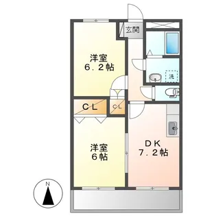 プロニティーハイム【1階】の間取り