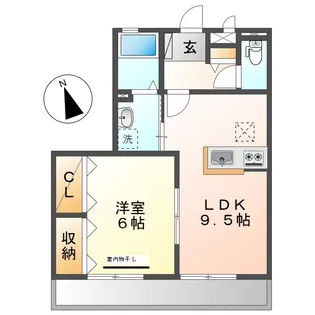 ファミーユ昭和【1階】の間取り