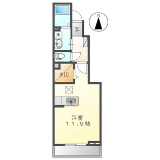 アステール【1階】の間取り