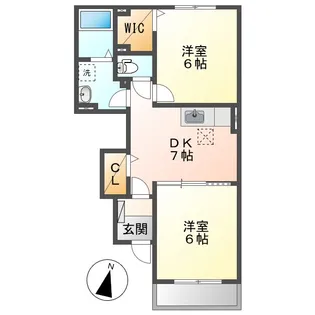 アルカンシエル【1階】の間取り