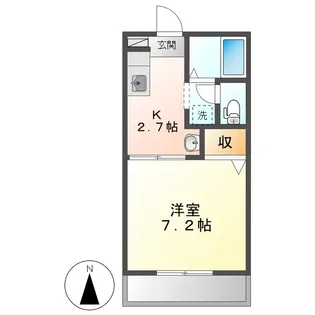 コーポアリメント【2階】の間取り
