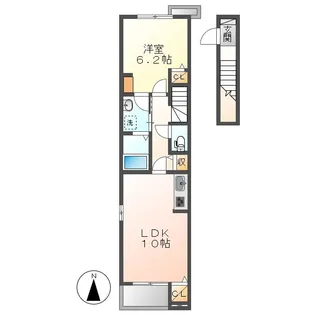 カーサ イレーネ【2階】の間取り
