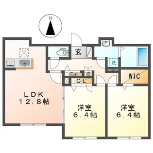 セントリビエ【1階】の間取り