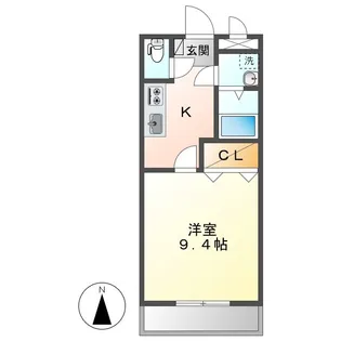 サンコート窪津【2階】の間取り