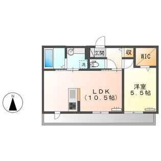 アヴァンスⅡ【2階】の間取り