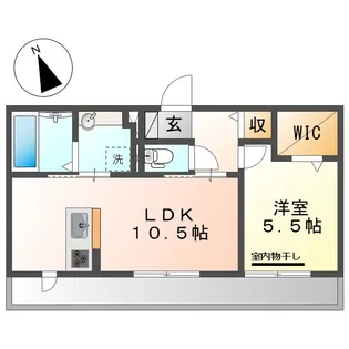 アステール白楽町【3階】の間取り