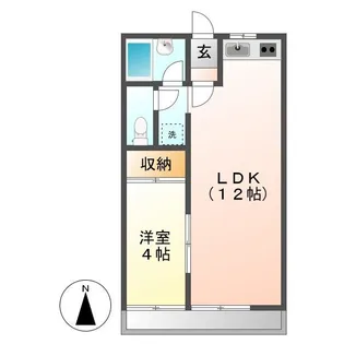サニーコート中庄【2階】の間取り