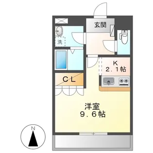 ネオソレイユ【1階】の間取り