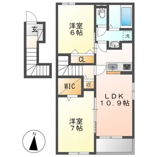 アール・グランデⅡ【2階】の間取り