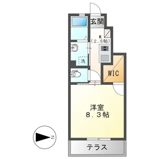 High Crea【102号室】の間取り