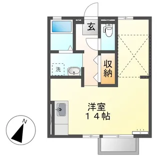 パークハウス【2階】の間取り