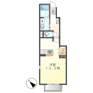 クラベールB【1階】の間取り