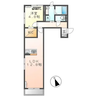 恵比寿Ⅴ【2階】の間取り