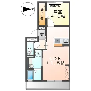 メゾンモナミ【3階】の間取り