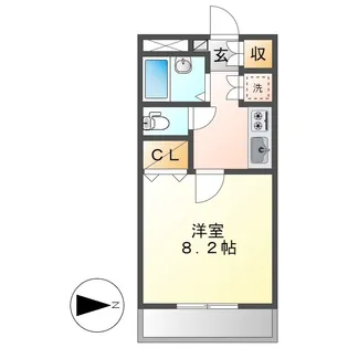 アプローズ【2階】の間取り