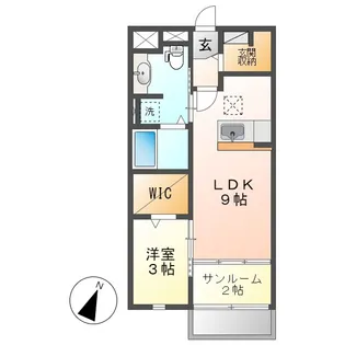 アルコバレーノ【1階】の間取り