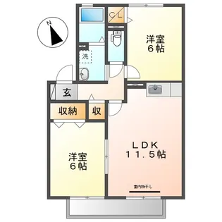 プロミネンス【2階】の間取り