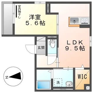 瀬戸内ハウジングⅡ【305号室】の間取り