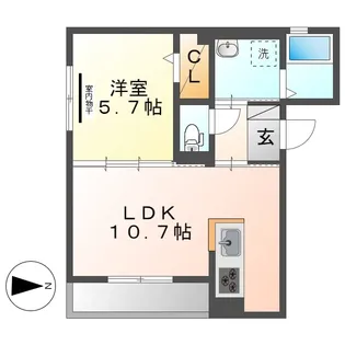 瀬戸内ハウジングⅢ【3階】の間取り