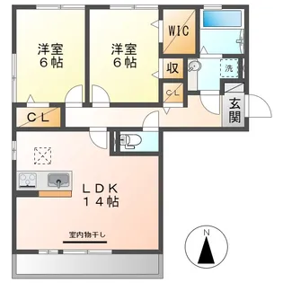 オリーブ【1階】の間取り