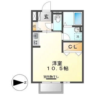 シャルマン【2階】の間取り