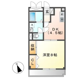 グランパス21【3階】の間取り