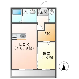 ひまわりH【203号室】の間取り