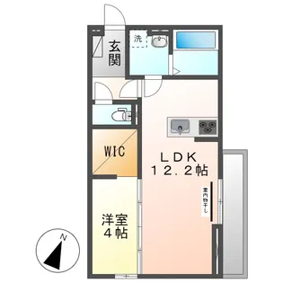 フェリーチェ浜ノ茶屋【1階】の間取り