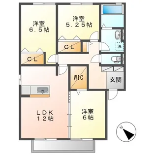 ボナールⅢ【2階】の間取り