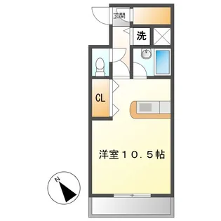 岡山県倉敷市八王寺町【マンション】の間取り