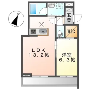 ディマーネⅡ【1階】の間取り