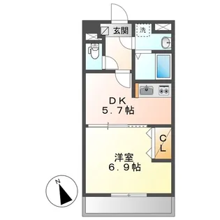 ソレイユ・ルヴァン【3階】の間取り