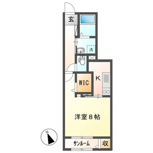 コンフォート神田B【1階】の間取り