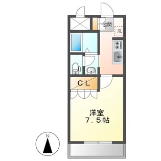 アクアビュー【1階】の間取り