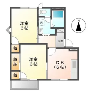 サンモリッツA【2階】の間取り