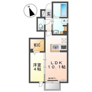 アリエッタ【1階】の間取り